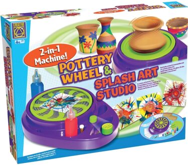 2-in-1 Pottenbakkersschijf en Art Studio