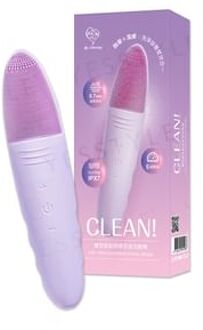2-In-1 Pro-Cleansing Facial Brush Purple 1 pc