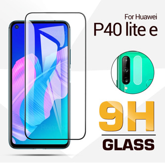 2 in 1 protective Glass For huawei p40 lite E camera lens screen protector on hauwei p 40 lite E p40liteE p40 light safety Film