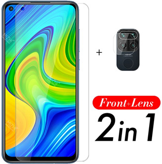 2 in 1 Protective Glass For Xiaomi Redmi Note 9 Camera Lens Screen Protector Tempered Glas On Xiomi Redmi Note9 Not 9 Not9 Film