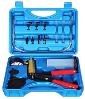 2 In 1 Remontluchter Kit Hand Held Vacuümpomp Test Set Voor Automotive Met Spons Beschermd Case, adapters, Een-Man Rem En C