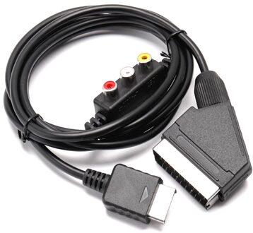 2 In 1 Rgb Scart + Av Rca Output Kabel Koord 1.8 Meter Voor Sega Dreamcast Hdmi-Compatibel Set top Box Media Player