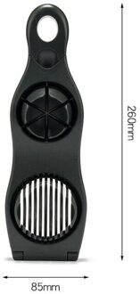 2 In 1 Rvs Ei Snijmachines Voor Kook Eieren Ei Cutter Splitter Verdelers Keuken Gadgets