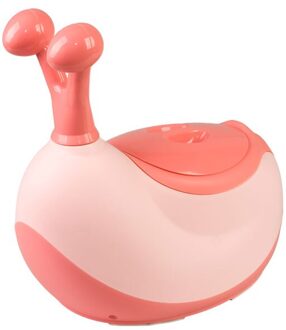2 in 1 Schattige Dieren Kind Potje, plastic toiletbril zindelijkheidstraining seat Roze