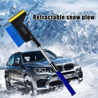 2 In 1 Schop Sneeuwruimen Ijs Hamer Snowbrush Ijskrabber Voor Auto Voorruit En Raam B88