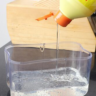 2 In 1 Schrobben Vloeibaar Wasmiddel Dispenser Pers Type Liquid Zeepkist Handpers Vloeibare Zeep Keuken Tool schone Leveringen