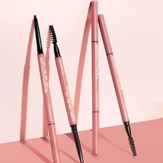 2 in 1 Slim Eyebrow Pencil - 4 Colors #03 Black - 0.08g