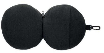 2 in 1 soft nuit reisset Zwart - One size