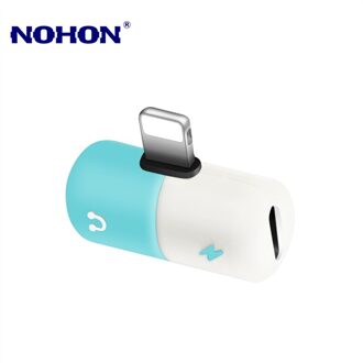 2 In 1 Splitter Audio Adapter Opladen Connector Voor Iphone X Xr Xs 11 Pro Max 7 8 Plus Se muziek Oortelefoon Jack Adapter Converter wit