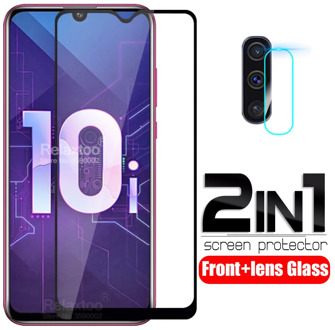 2 in 1 Tempered Glass For huawei honor 10i 6.2inch HRY-LX1T screen protector on honor10i honer 10 i Camera lens Protective Film