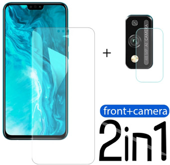 2-in-1 Tempered glass for huawei honor 9X Lite camera screen protector on honor 9 x x9 Lite hono 9X Lit Light protective film