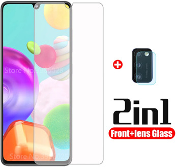 2-in-1 Tempered Glass For Samsung Galaxy A41 Glass Screen Protector For Samsung A 41 a415f 6.1" GXYA41 camera Protective Film 9H