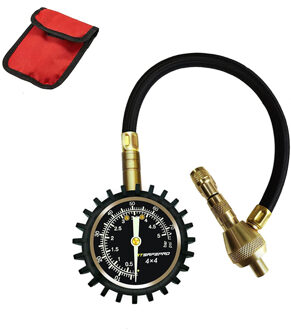2 In 1 Tire Rapid Deflator Manometer 75Psi Met Speciale Boorkop Voor 4X4 Grote Offroad Banden