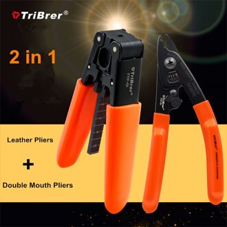 2 In 1 Tribrer Miller TTP-01 Fiber Kabel Striptang TTF-01 Dual-Port Stripper TTF-02 Drie Mond Strippers TTP-01 TTF-01