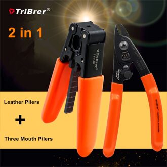 2 In 1 Tribrer Miller TTP-01 Fiber Kabel Striptang TTF-01 Dual-Port Stripper TTF-02 Drie Mond Strippers TTP-01 TTF-02