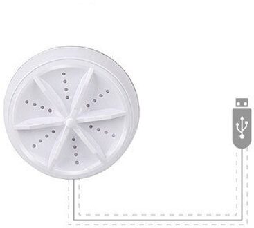 2 In 1 Ultrasone Turbo Wasmachine Draagbare Reizen Wasmachine Luchtbel En Roterende Mini Ultrasone Wasmachine Style1