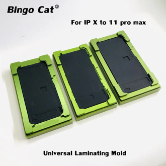 2 in 1 Universal Laminating Mold for iPhone 11 pro max XR X XS max OCA Glass LCD Touch Screen Alignment Mould Glue Location Mat