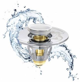 2-in-1 universele wastafelplug