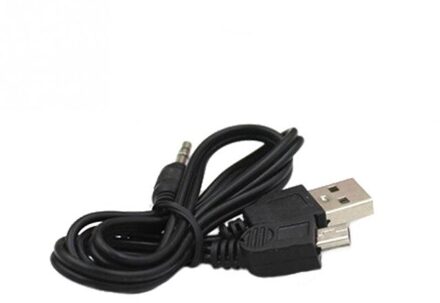 2 In 1 Usb Male Mini Usb 5 Pin + 3.5Mm Aux Kabel, aux En Charger 2 In 1 Kabel Voor Draagbare Speaker #2