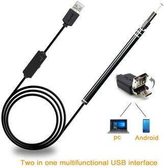 2-in-1 USB Oor Schoonmaken Endoscoop HD Visuele Oor Lepel Multifunctionele Earpick Met Mini Camera Oor Gezondheidszorg Schoonmaken Tool