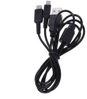 2-In-1 Usb-Oplaadkabel Y-Splitter Cord Voor Nintendo 3DS Ndsi Ds Lite