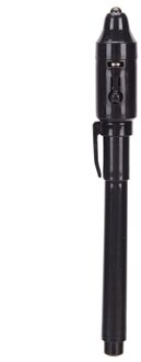 2 In 1 Uv Black Light Combo Tekening Onzichtbare Inkt Pen Creatieve Briefpapier School Kantoor 13.3Cm Grote Hoofd Licht pen zwart