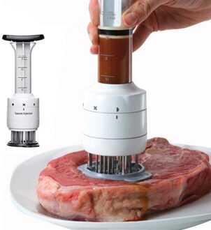 2 In 1 Vleesvermalser & Marinade Injector Barbecue Kruiden Saus Injectoren Keuken Tools Gadgets Bbq Koken Accessoires