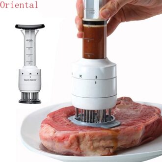2 In 1 Vleesvermalser & Marinade Injector Barbecue Kruiden Saus Injectoren Keuken Tools Gadgets Bbq Koken Accessoires