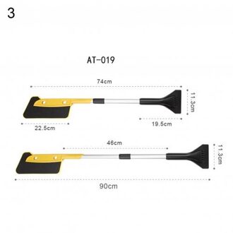2-In-1 Winter Voorruit Window Sneeuw Ijs Vorst Removal Schraper Schoonmaak Tool 3