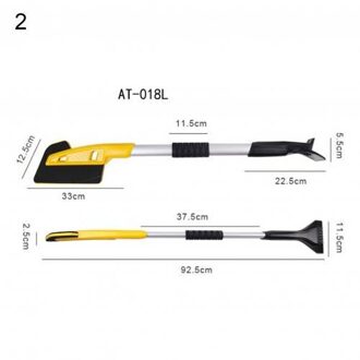 2-In-1 Winter Voorruit Window Sneeuw Ijs Vorst Removal Schraper Schoonmaak Tool