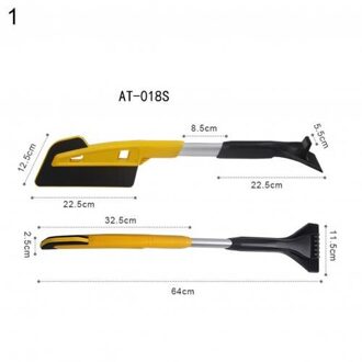 2-In-1 Winter Voorruit Window Sneeuw Ijs Vorst Removal Schraper Schoonmaak Tool