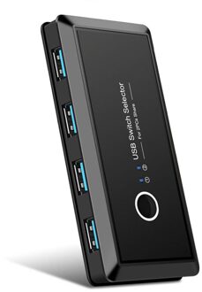 2 In 4 Out Usb 3.0 Perifere Sharing Switch 2 Pcs Sharing 4 Usb-apparaten Usb Schakelaar Kvm Vga Switcher splitter Doos
