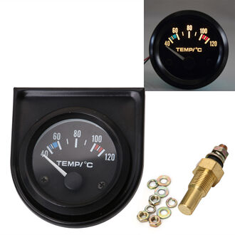2 inch 52mm Universele Auto Pointer Watertemperatuur Temp Gauge Meter 40-12 graden LED Water temp Gauge