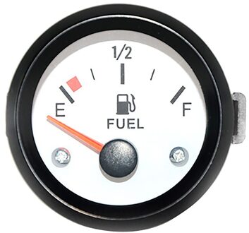 2 Inch 52Mm Wit Oppervlak Pointer Fuel Gauge Met Olie Vlotter, Auto Instrument, Gemodificeerde Auto Instrument
