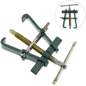 2 Jaw Gear Puller Mechanic Bearing Steering Wheel Remover Extractor Tool Car Repair Tool Removal Bearing Extractor Limited Time