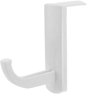 2 Kleur Hoofdtelefoon Stand Universele Hoofdtelefoon Hanger Muur Haak Pc Monitor Oortelefoon Stand Rack Houder Multifunctionele Haken wit