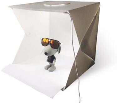 2 kleur LED mini studio knop vouwen draagbare zacht licht doos 40cm kleine LED mini fotografie