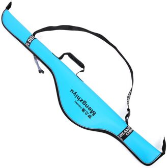2 Kleuren 125Cm Opvouwbare Vissen Tas Eva Waterdichte Hengel Rugzak Opbergtas Voor Telescopische Karper Staaf Grote Capaciteit j376 lucht blauw