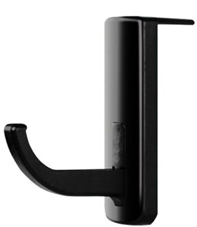 2 Kleuren Headset Stand Duurzaam Hoofdtelefoon Hanger Desktop Stand Tafel Mobiele Telefoon Houder Monitor Desk Oortelefoon Gemonteerd Haak zwart