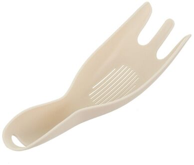 2 Kleuren Multifunctionele Rijst Wassen Lepel Bean Wasmachine Reinigen Afvoer Filter Koken Tool Wassen Tool beige