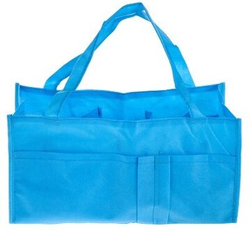 2 Kleuren Portable Baby Luier Nappy Changing Bag Inserts Handtas Organizer Pouch Opslag Innerlijke Luiers Fles Opslag Mummie Zak Blauw