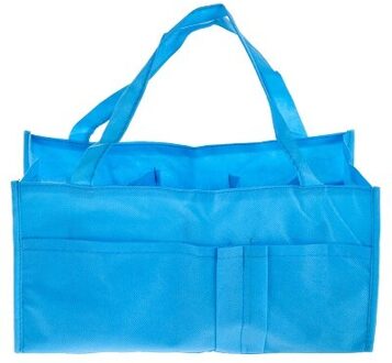 2 Kleuren Portable Baby Luier Nappy Changing Bag Inserts Handtas Organizer Pouch Opslag Innerlijke Luiers Fles Opslag Mummie Zak Blauw