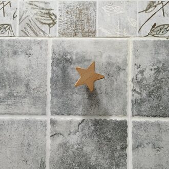 2 Kleuren Toiletpapier Handdoek Dispenser Houten Papierrol Houder Voor Badkamer Contact Papier Houder Huishouden Opbergrek accessoires ster