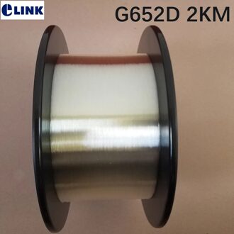 2 km/roll Blote glasvezel G652D Singlemode SM 9/125um 2000 m/spool zonder connector voor OTDR test launch kabel fiber rollen