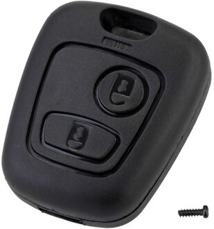 2 Knop Auto Sleutelhanger Case Shell Voor Citroen C1 C2 C3 C4 Peugeot 307 107 207 407