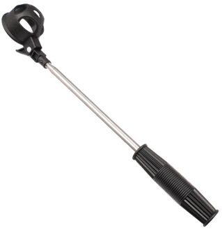 2 M Golf Pick Up Retriever Apparaat Automatisch Draagbare Telescopische Pick Up Ball Retriever Automatische Vergrendeling Scoop Picker zwart