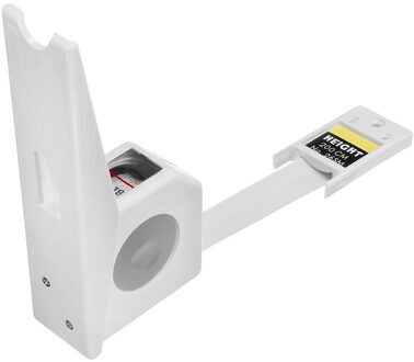 2 M Tool Voor Body Draagbare Home Eco-Firendly Wall Mounted Hoogte Meter Meetlint Duurzaam Nauwkeurige Hoogtemeter Intrekbare groei wit