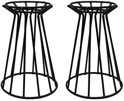 2 Metalen Air Plant Tillandsia Base Houder Tafelblad Streptophylla Air Plant Display Stand Rekken