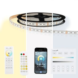 2 meter dual white led strip complete set - premium 240 leds
