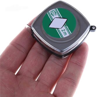 2 Meter Retractable Ruler Tape Draagbare Mini Metalen Pull Heerser Meetlint